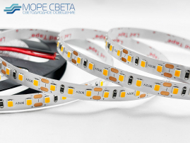 Светодиодная лента SMD2835 120LED 9.6W 12V IP20 Желтая